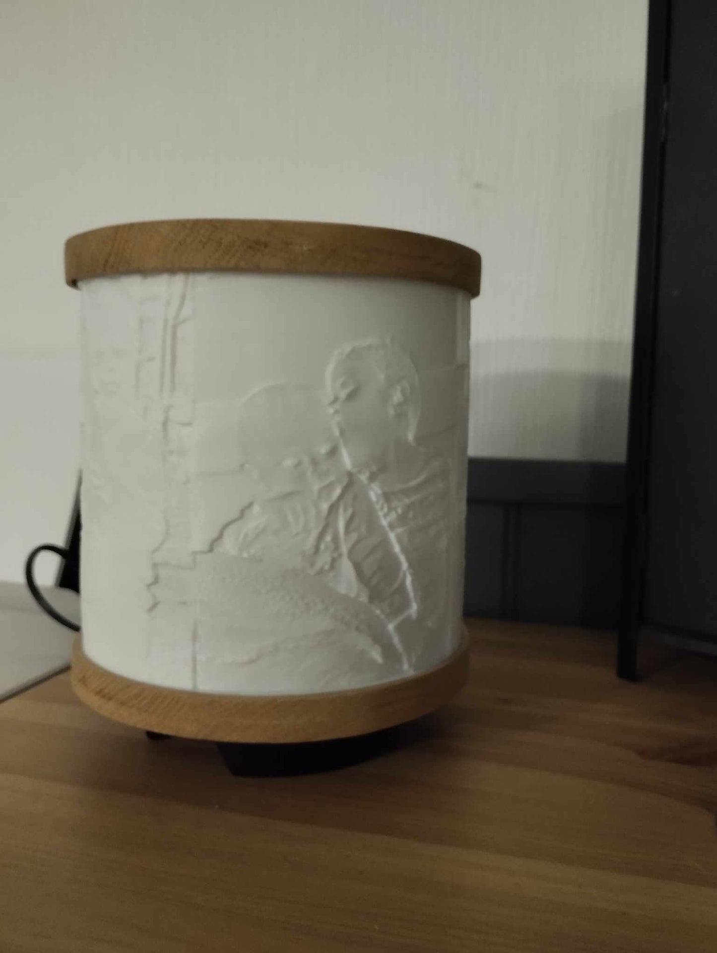 Lampe Lithophanie Circulaire