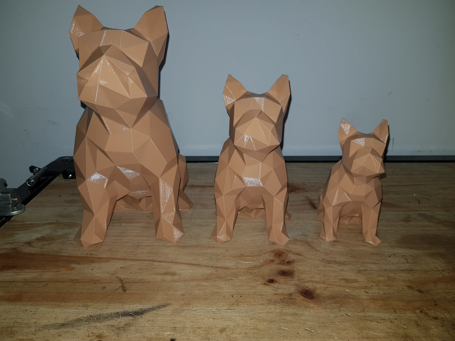 STATUE "BULLDOG" LOW POLY