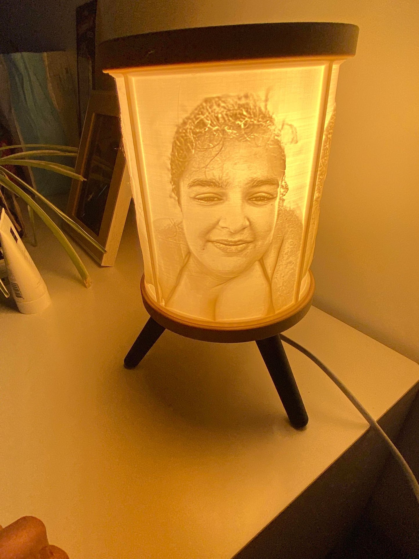 Lampe Lithophanie Circulaire