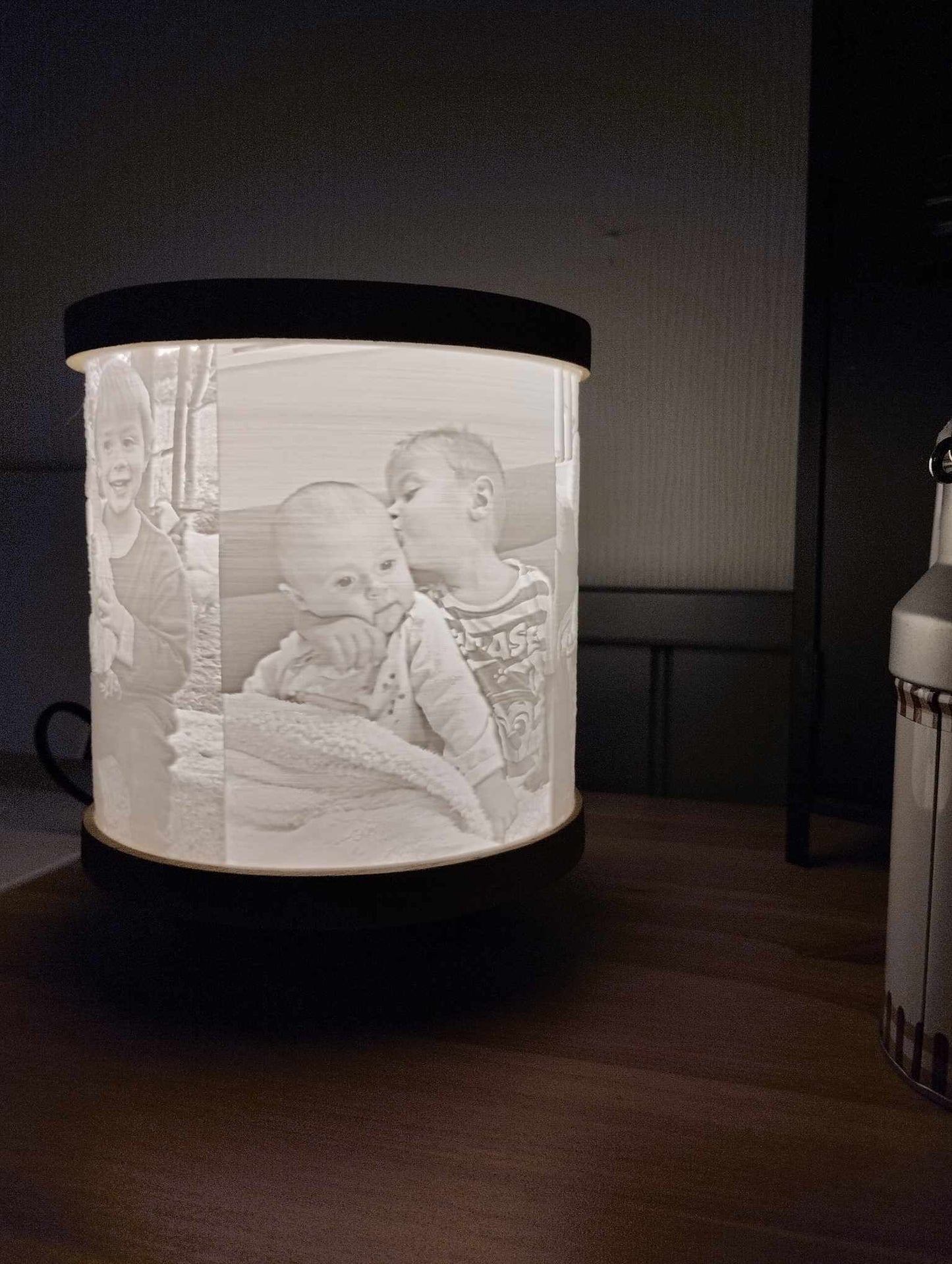 Lampe Lithophanie Circulaire