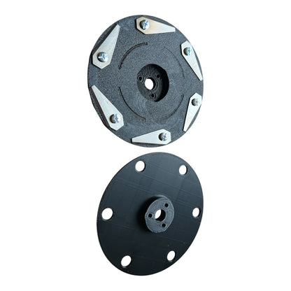 Kit de plateaux de coupe 6 Lames type "BOSCH INDEGO" avec ventilation active Mammotion LUBA 1-2-X + Bouchons moteurs